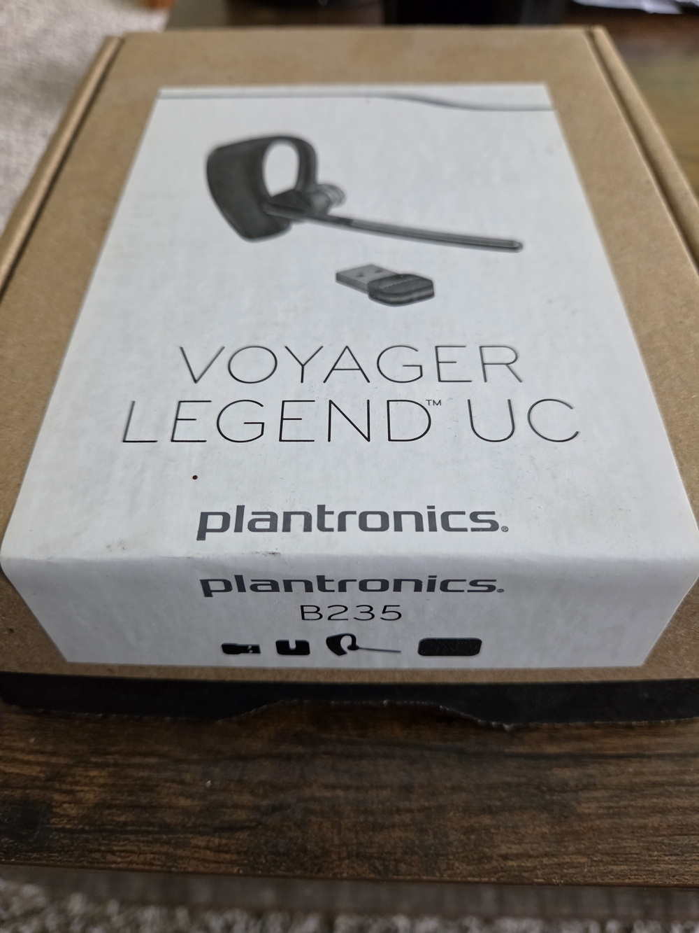 Plantronics Voyager Legend UC B235 Over-Ear Headset - Black